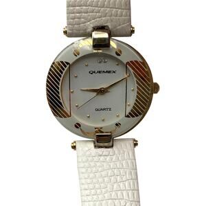 VTG  Quemex VIP Women's Watch 32mm - Fresh Battery - Adjustable Leather Strap